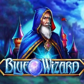 Blue Wizard logo by Quickspin Blazing Wildz Casino